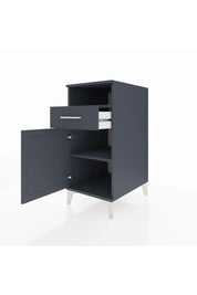 Kronos Komodin 2 Raflı Tek Çekmeceli Tek Kapaklı 44x59x96 - S75M035V5C