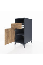 Kronos Komodin 2 Raflı Tek Çekmeceli Tek Kapaklı 44x59x96 - S75M035V6C