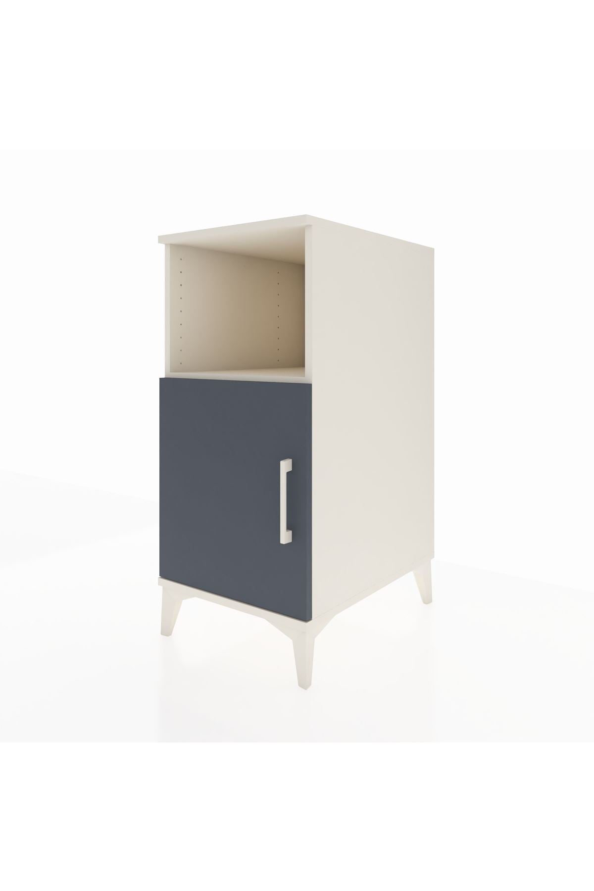 Kronos Komodin 2 Raflı Tek Kapaklı 44x59x96 - S75M036V2C