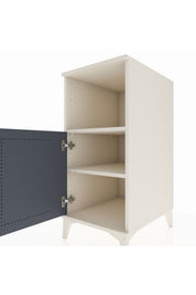 Kronos Komodin 2 Raflı Tek Kapaklı 44x59x96 - S75M036V2C