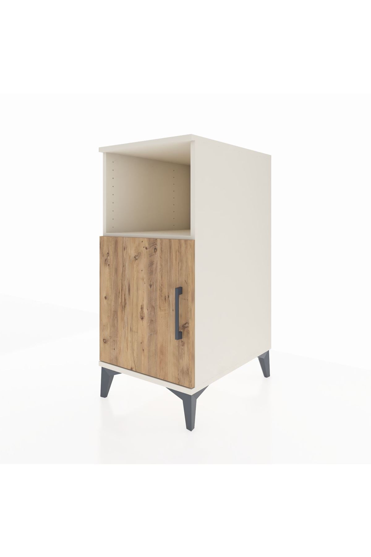 Kronos Komodin 2 Raflı Tek Kapaklı 44x59x96 - S75M036V3C