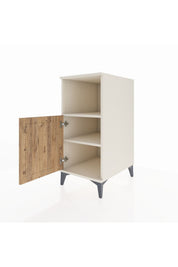 Kronos Komodin 2 Raflı Tek Kapaklı 44x59x96 - S75M036V3C
