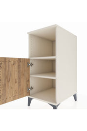 Kronos Komodin 2 Raflı Tek Kapaklı 44x59x96 - S75M036V3C