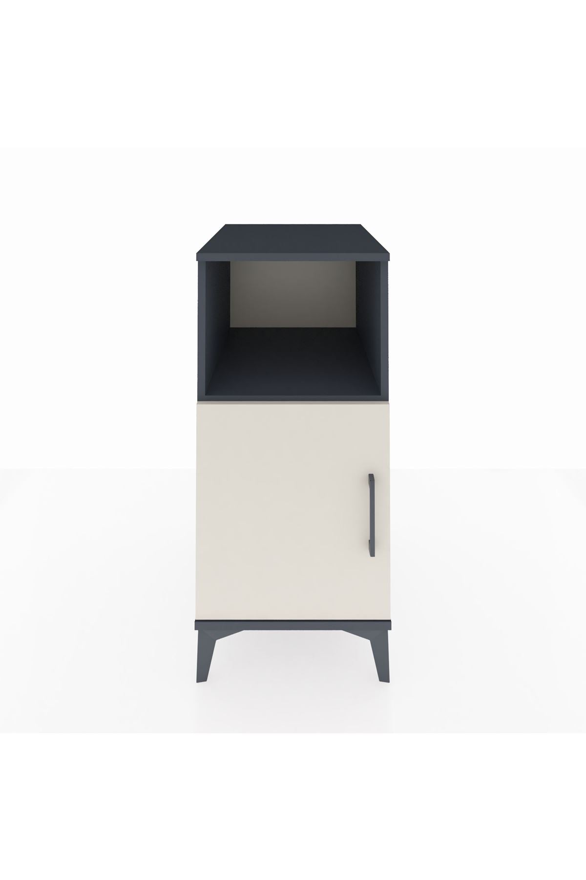 Kronos Komodin 2 Raflı Tek Kapaklı 44x59x96 - S75M036V4C