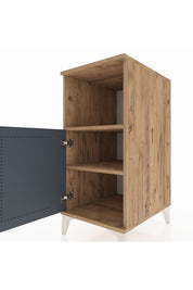 Kronos Komodin 2 Raflı Tek Kapaklı 44x59x96 - S75M036V8C
