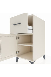 Kronos Komodin Tek Raflı Tek Çekmeceli Tek Kapaklı 44x59x96 - S75M037V1C