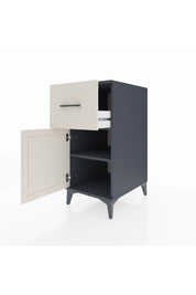 Kronos Komodin Tek Raflı Tek Çekmeceli Tek Kapaklı 44x59x96 - S75M037V4C