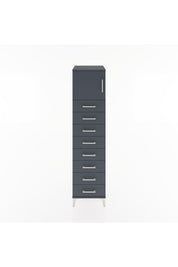 Hyperion Dolap Tek Raflı 8 Çekmeceli Tek Kapaklı 44x44x182 - S55M001V5B