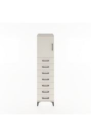 Hyperion Dolap Tek Raflı 7 Çekmeceli Tek Kapaklı 44x44x182 - S55M002V1B