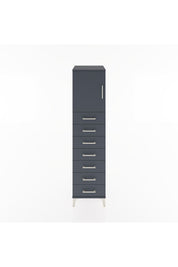 Hyperion Dolap Tek Raflı 7 Çekmeceli Tek Kapaklı 44x44x182 - S55M002V5B