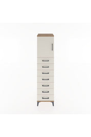 Hyperion Dolap Tek Raflı 7 Çekmeceli Tek Kapaklı 44x44x182 - S55M002V7B
