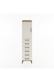 Hyperion Dolap Tek Raflı 6 Çekmeceli Tek Kapaklı 44x44x182 - S55M003V7B