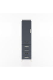 Hyperion Dolap 2 Raflı 5 Çekmeceli Tek Kapaklı 44x44x182 - S55M004V5B