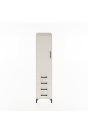 Hyperion Dolap 2 Raflı 4 Çekmeceli Tek Kapaklı 44x44x182 - S55M005V1B