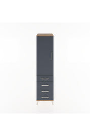 Hyperion Dolap 2 Raflı 4 Çekmeceli Tek Kapaklı 44x44x182 - S55M005V8B