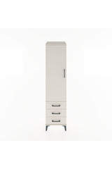 Hyperion Dolap 2 Raflı 3 Çekmeceli Tek Kapaklı 44x44x182