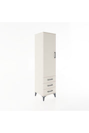 Hyperion Dolap 2 Raflı 3 Çekmeceli Tek Kapaklı 44x44x182 - S55M006V1B