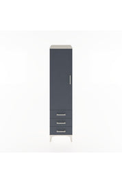 Hyperion Dolap 2 Raflı 3 Çekmeceli Tek Kapaklı 44x44x182 - S55M006V2B