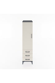 Hyperion Dolap 2 Raflı 3 Çekmeceli Tek Kapaklı 44x44x182 - S55M006V4B