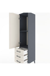 Hyperion Dolap 2 Raflı 3 Çekmeceli Tek Kapaklı 44x44x182 - S55M006V4B