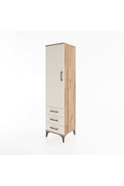 Hyperion Dolap 2 Raflı 3 Çekmeceli Tek Kapaklı 44x44x182 - S55M006V7B