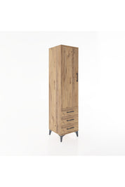 Hyperion Dolap 2 Raflı 3 Çekmeceli Tek Kapaklı 44x44x182 - S55M006V9B