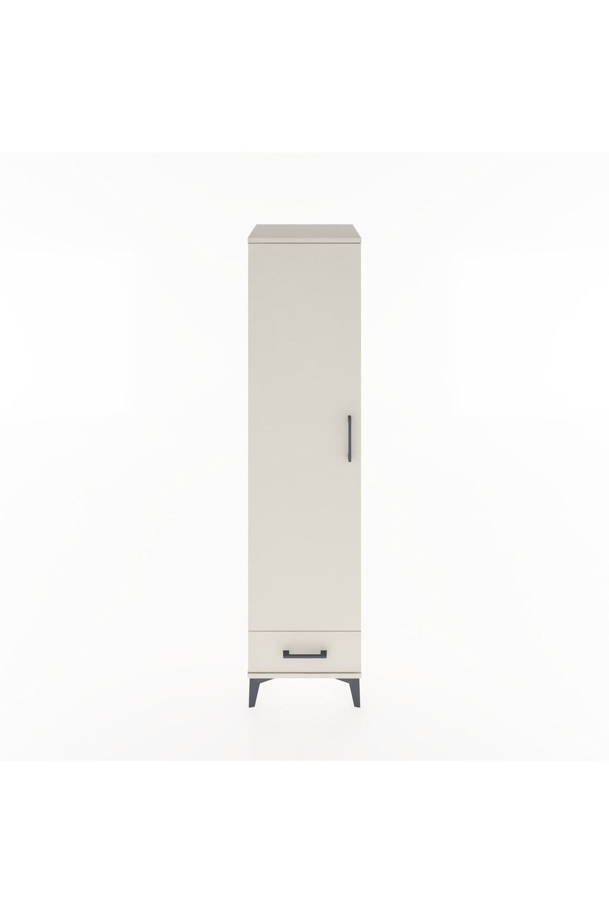 Hyperion Dolap 4 Raflı Tek Çekmeceli Tek Kapaklı 44x44x182 - S55M008V1B
