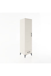 Hyperion Dolap 4 Raflı Tek Çekmeceli Tek Kapaklı 44x44x182 - S55M008V1B