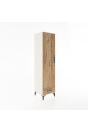 Hyperion Dolap 4 Raflı Tek Çekmeceli Tek Kapaklı 44x44x182 - S55M008V3B