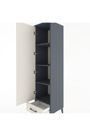 Hyperion Dolap 4 Raflı Tek Çekmeceli Tek Kapaklı 44x44x182 - S55M008V4B