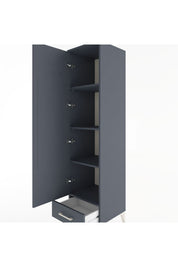 Hyperion Dolap 4 Raflı Tek Çekmeceli Tek Kapaklı 44x44x182 - S55M008V5B