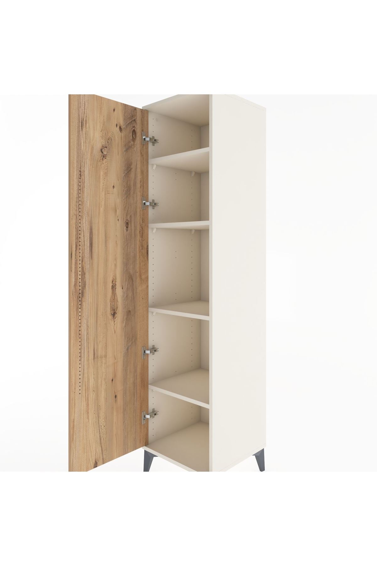 Hyperion Dolap 4 Raflı Tek Kapaklı 44x44x182 - S55M009V3B