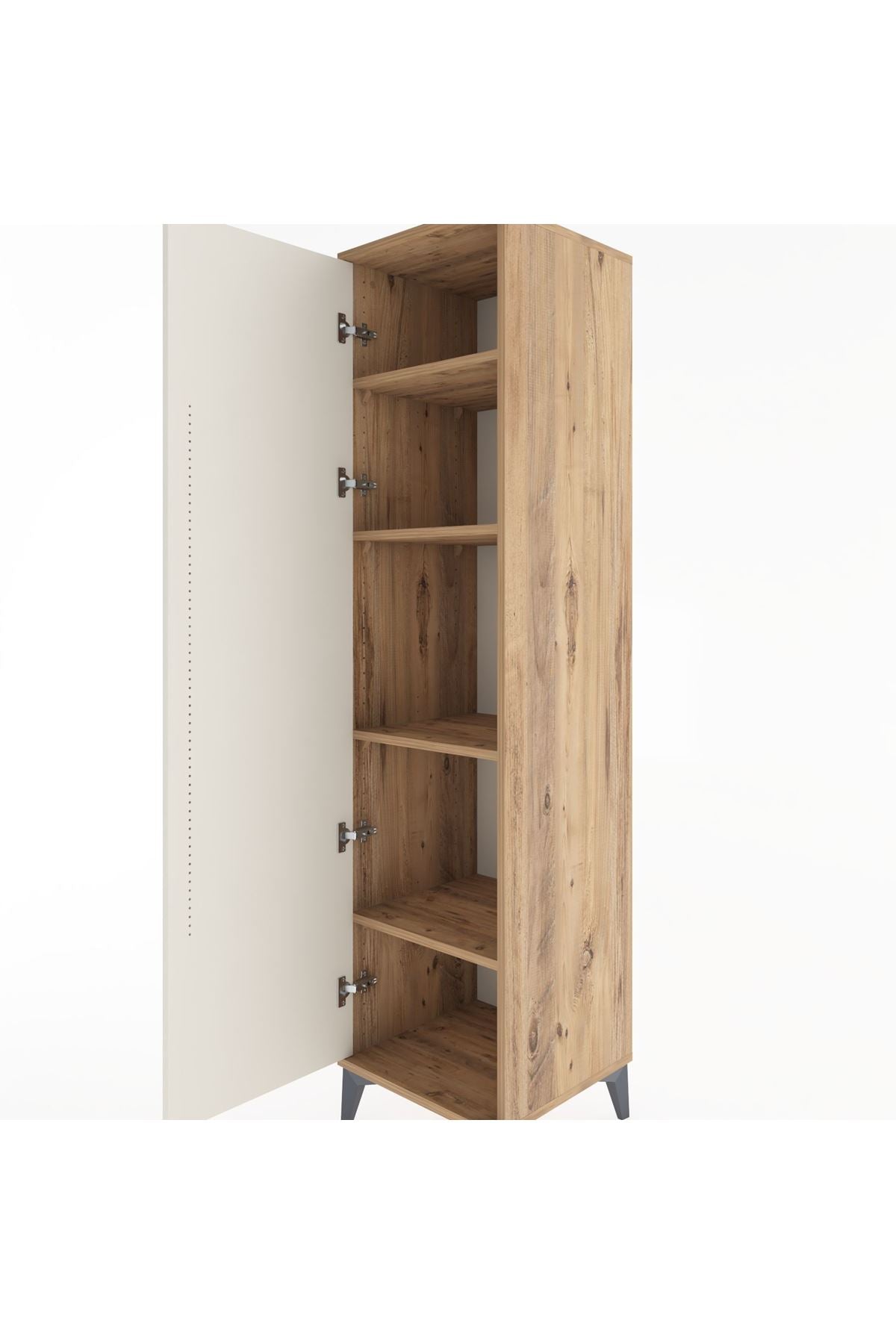 Hyperion Dolap 4 Raflı Tek Kapaklı 44x44x182 - S55M009V7B