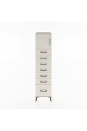 Hyperion Dolap Tek Raflı 7 Çekmeceli Tek Kapaklı 44x44x182 - S55M010V1B
