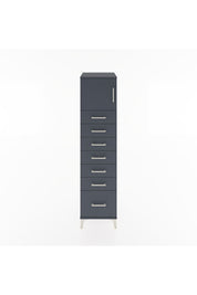 Hyperion Dolap Tek Raflı 7 Çekmeceli Tek Kapaklı 44x44x182 - S55M010V5B
