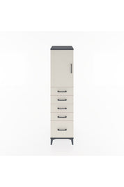 Hyperion Dolap Tek Raflı 5 Çekmeceli Tek Kapaklı 44x44x182 - S55M012V4B