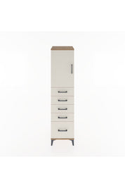 Hyperion Dolap Tek Raflı 5 Çekmeceli Tek Kapaklı 44x44x182 - S55M012V7B
