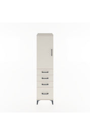 Hyperion Dolap 2 Raflı 4 Çekmeceli Tek Kapaklı 44x44x182 - S55M013V1B