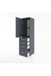 Hyperion Dolap 2 Raflı 4 Çekmeceli Tek Kapaklı 44x44x182 - S55M013V5B