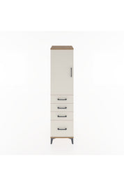 Hyperion Dolap 2 Raflı 4 Çekmeceli Tek Kapaklı 44x44x182 - S55M013V7B
