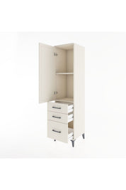 Hyperion Dolap 2 Raflı 3 Çekmeceli Tek Kapaklı 44x44x182 - S55M014V1B