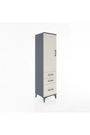 Hyperion Dolap 2 Raflı 3 Çekmeceli Tek Kapaklı 44x44x182 - S55M014V4B