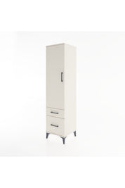 Hyperion Dolap 4 Raflı 2 Çekmeceli Tek Kapaklı 44x44x182 - S55M015V1B