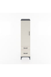 Hyperion Dolap 4 Raflı 2 Çekmeceli Tek Kapaklı 44x44x182 - S55M015V4B