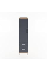 Hyperion Dolap 4 Raflı 2 Çekmeceli Tek Kapaklı 44x44x182