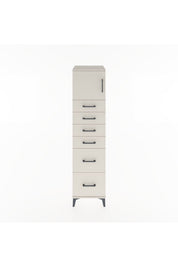 Hyperion Dolap Tek Raflı 6 Çekmeceli Tek Kapaklı 44x44x182 - S55M017V1B