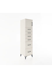 Hyperion Dolap Tek Raflı 6 Çekmeceli Tek Kapaklı 44x44x182 - S55M017V1B