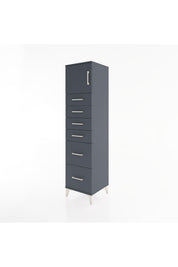 Hyperion Dolap Tek Raflı 6 Çekmeceli Tek Kapaklı 44x44x182 - S55M017V5B