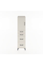 Hyperion Dolap Tek Raflı 4 Çekmeceli Tek Kapaklı 44x44x182 - S55M019V1B