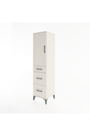 Hyperion Dolap 2 Raflı 3 Çekmeceli Tek Kapaklı 44x44x182 - S55M020V1B